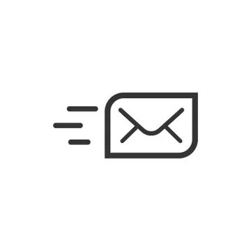Fast Mail Icon Stock Illustration