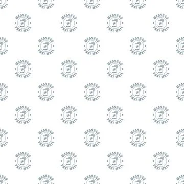 Fast mail pattern vector seamless Illustrazione stock