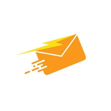 Fast  mail vector icon illustration design Stock Illustration