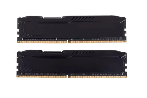 Fast memory KIT DDR4 for PC Stock Photos