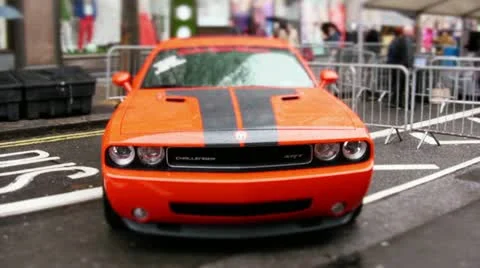 Fast modern car Stock Footage 10810219