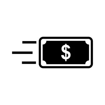 Fast money icon vector template illustration design Stock Illustration