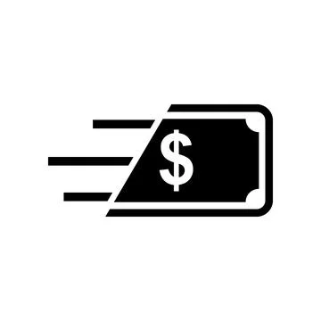 Fast money icon vector template illustration design Stock Illustration