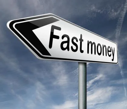 Fast money Stock Illustration