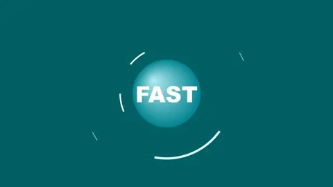 Fast motion blue circle animation. Stock Footage 334659085