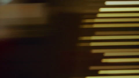 Fast Motion Blur Of City Light Trails In Whip Pan Shot Stock Footage 304911145