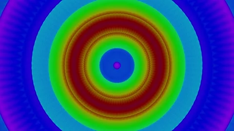 Fast motion circle kaleidoscopic animation background Stock Footage 219107423
