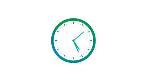 Fast motion clock icon 4k footage, 1 hours clock footage Vídeo Stock 144783909