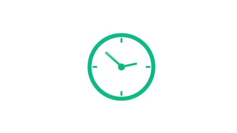 Fast motion clock icon 4k footage, 1 hours clock footage 스톡 동영상 144928781