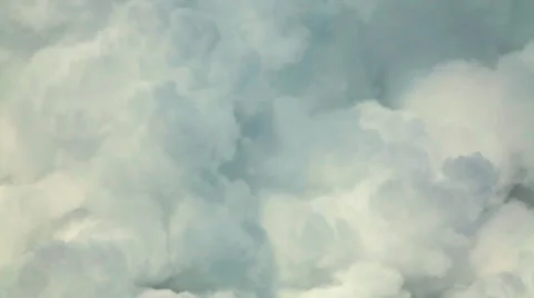Fast motion of the curling puffy clouds with time lapse effect. Stock Footage 39468314