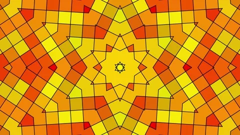 Fast motion geometry shape red, yellow color animate Stock Footage 201327402