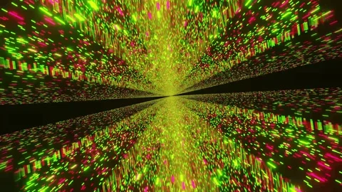 Fast motion graphics sci fi network of data rapidly flowing forward, Stock Footage 130313418
