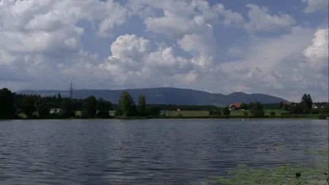 Fast Motion Lake Time-Lapse Animation Stock Footage 307896271