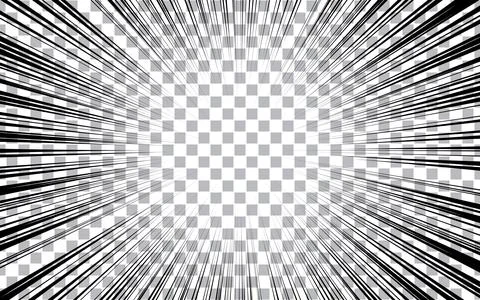 Fast motion line background. Comic illustration with lines. Pop art pattern.. 库存插图