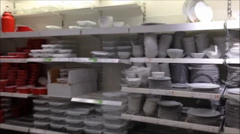 Fast motion of people shopping inside ikea store Stock Footage 39654574