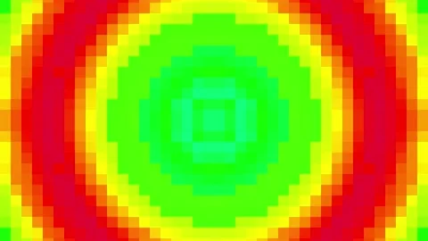 Fast motion radial shape at center in block pattern Stock Footage 201330967