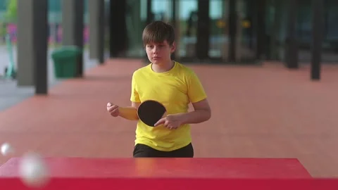 Fast Motion Table Tennis Strokes Stock Footage 336274533