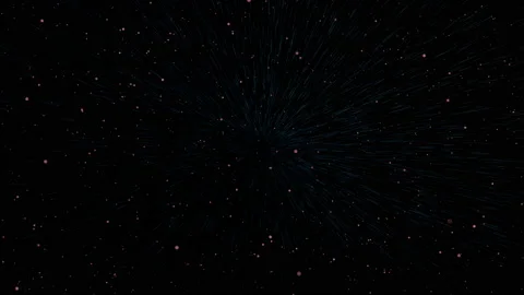 Fast motion through space Stock Footage 134462596