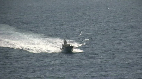 Fast motorboat Stock Footage 506407