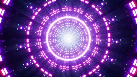 Fast move neon light motion graphics background VJ loop Stock Footage 240319646