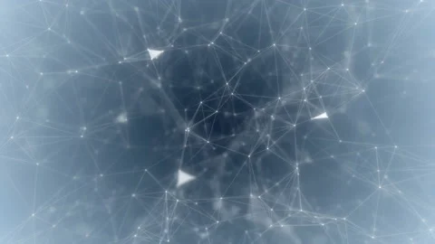 Fast movement of woven structures on a blue background. Place for your text. Stock Footage 115570205