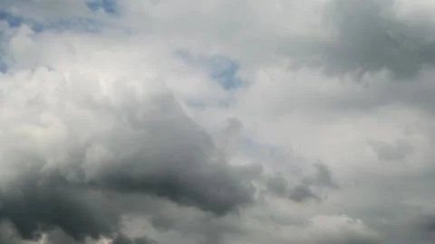 Fast Moving Altocumulus Clouds Time Lapse Over Blue Sky Stock Footage 340889653