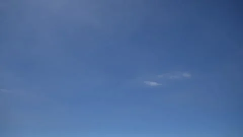 Fast Moving Altocumulus Clouds Time Lapse Over Blue Sky Stock Footage 340890512