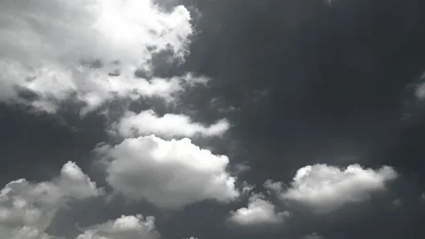 Fast Moving Altocumulus Clouds Time Lapse Over Blue Sky Stock Footage 340891435