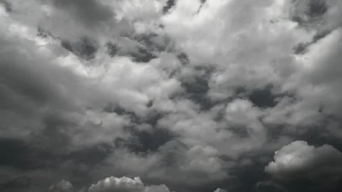 Fast Moving Altocumulus Clouds Time Lapse Over Blue Sky Stock Footage 340891464