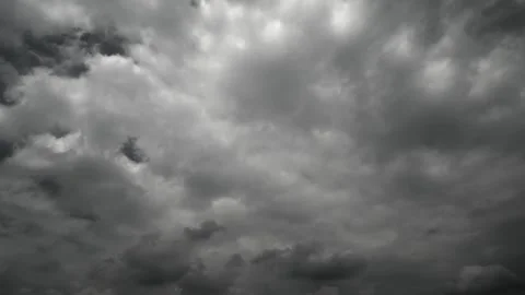 Fast Moving Altocumulus Clouds Time Lapse Over Blue Sky Stock Footage 340891471