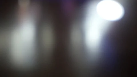 Fast moving blurred white lights Stock Footage 87978290