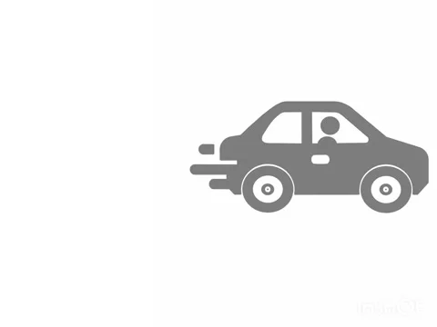 Fast moving car animation Stock Footage 331983657