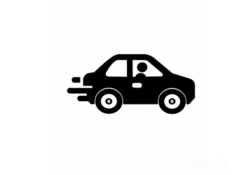 Fast moving car animation Stock Footage 331983659