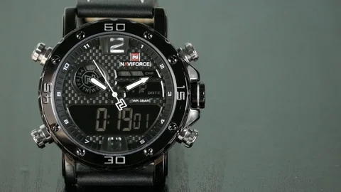 Fast Moving Clock Timelapse. Wristwatch Timer Is Running. Time Is Running Out Stock Footage 114654550