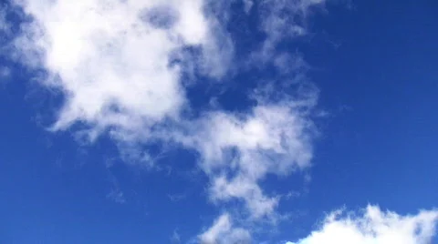 Fast Moving Cloud - Blue Sky 스톡 동영상 687891