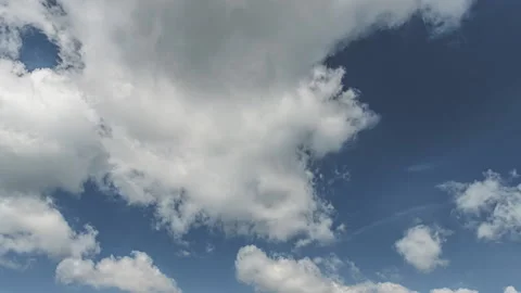 Fast Moving Clouds Away From Camera - Timelapse Stock Footage 203805944