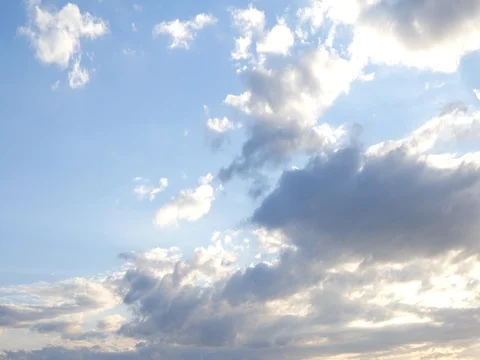 Fast moving clouds Stock Footage 77629680