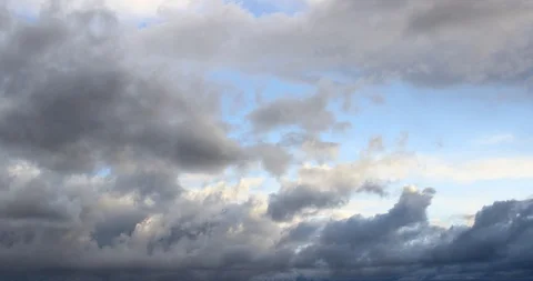 Fast Moving Clouds Stock Footage 90411637