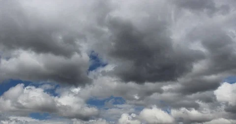 Fast Moving Clouds Stock Footage 90412475