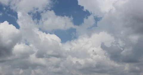 Fast Moving Clouds Stock Footage 90412703