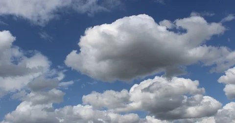 Fast Moving Clouds Stock Footage 90425029