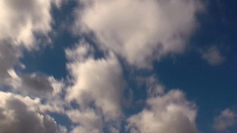 Fast Moving Clouds Stock Footage 128620924