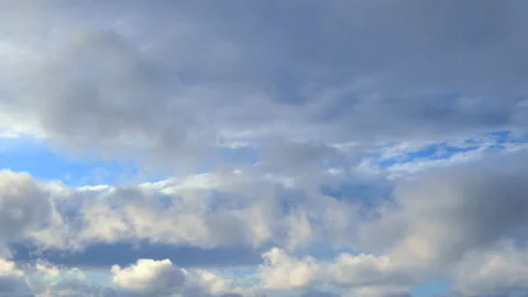 Fast moving clouds Stock Footage 152356469