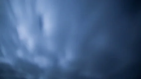 Fast moving clouds at night Stock Footage 72970651