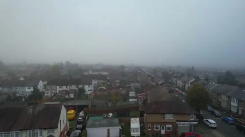 Fast Moving Clouds over England, Time Lapse Clip Video stock 221381093