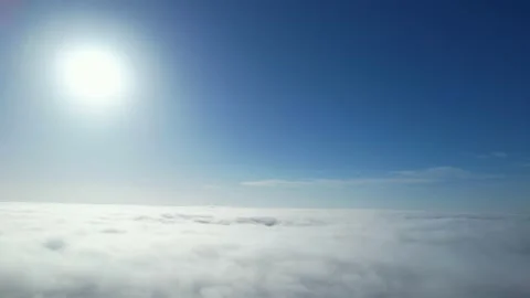Fast Moving Clouds over England, Time Lapse Clip Video stock 221382043