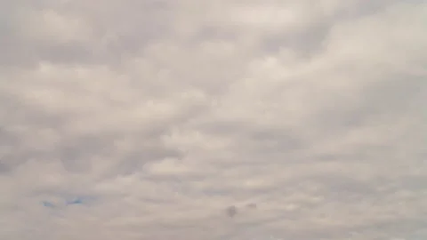 Fast moving clouds in the sky. Timelapse Video stock 155815859