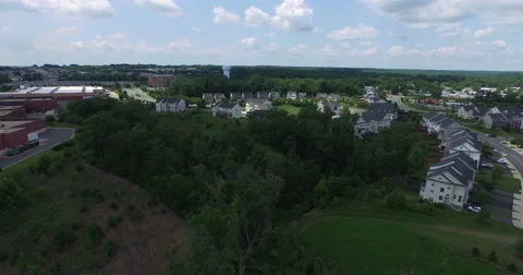 Fast Moving Clouds Throw Shadows on Trees (4K) Video stock 50803970