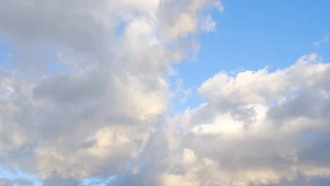 Fast moving clouds - time lapse Stock Footage 230447283