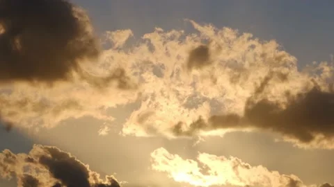 Fast moving clouds - time lapse Stock Footage 230489315